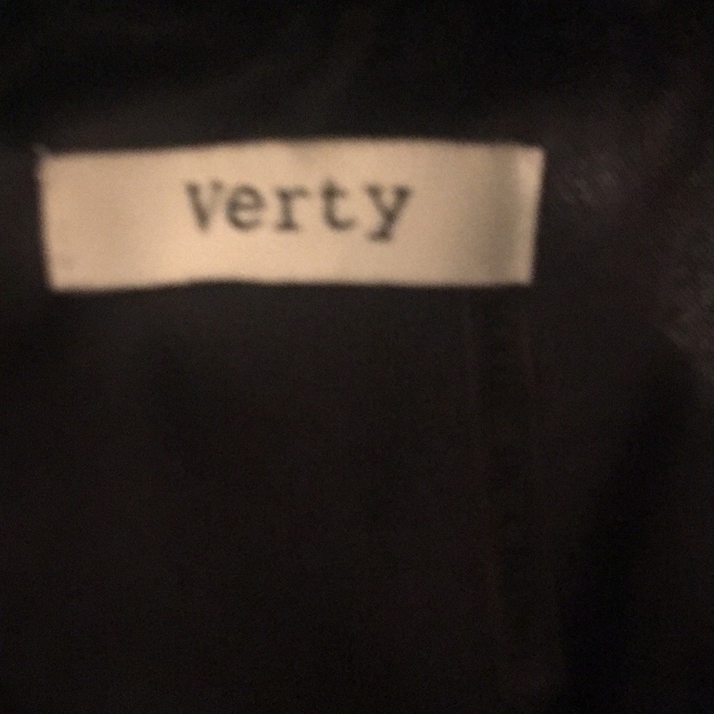A black silky slightly used vests